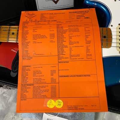 NEW! Fender Custom Shop Special Run '69 Stratocaster Heavy Relic - Handwound P/U's - Aged Aquamarine Metallic - Reverse Headstock - 8lbs - Authorized Dealer - One OFF! SUPER RARE! G07466 image 14