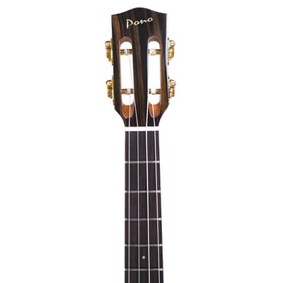 Pono BN4-4 Solid Cedar & Rosewood Nui Baritone Ukulele image 6