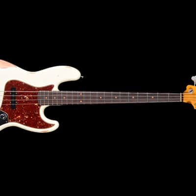 Fender Custom Shop Ltd 60 Jazz Bass 2022 - Relic Olympic White image 2