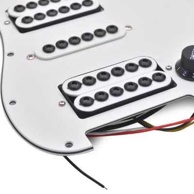 HSH DOUBLE HUMBUCKER SPLIT COIL LOADED PICKGUARD STRATS image 3