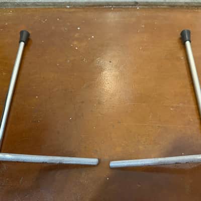 Vintage 1960-1970s 3/8” (9.5mm) Gull Wing Bass Drum Spur Pair image 4