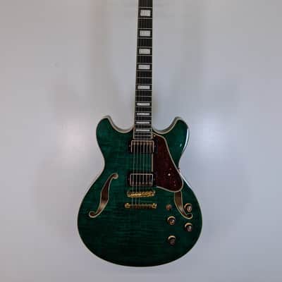Ibanez AS93FM-TMG Artcore Expressionist 2025 - Present - Transparent Moss Green image 2