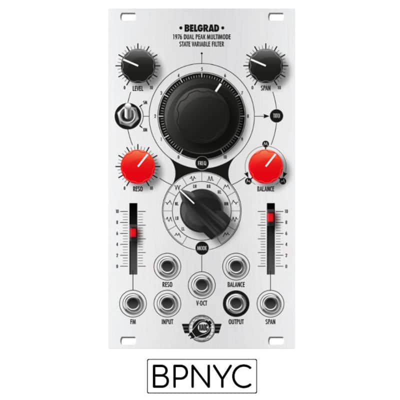 Xaoc Devices BELGRAD - DUAL PEAK MULTIMODE STATE VARIABLE FILTER MODEL OF 1976 image 1
