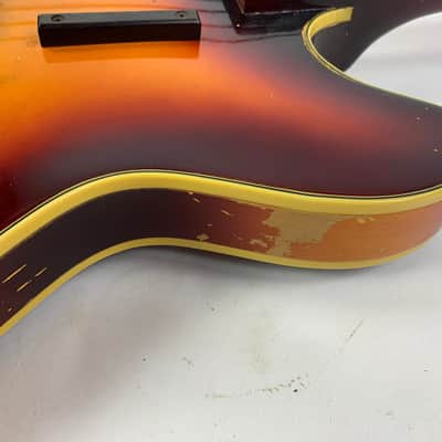 1965 Guild Starfire Bass Sunburst Hagstrom Bi-Sonic Pickup, Sounds Great! image 22