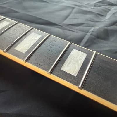 BMC Guitar Neck Jaguar® 22 Fret Roasted Maple MOP Block Inlays Bound With Rosewood Fingerboard Nitro Lacquer 2025 - 9.5 Radius   [JG102] image 3