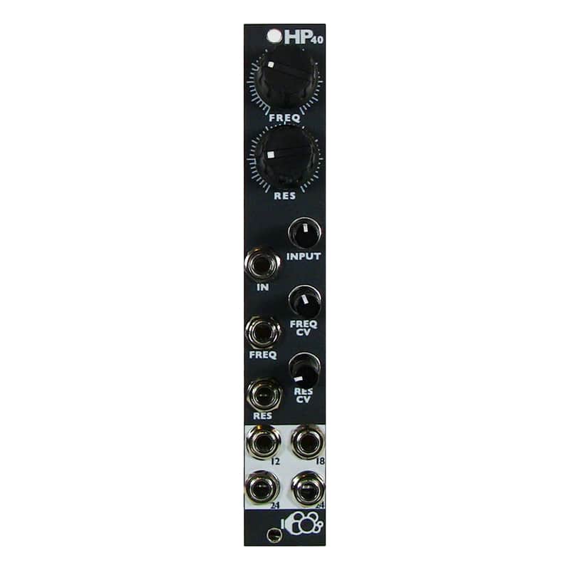 Bubblesound HP40 Eurorack Filter Module (Black) imagen 1
