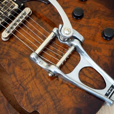 2015 Echopark Custom Crow Case Study Boutique Semi-Hollowbody Electric Guitar w/ ohsc, QOTSA image 11