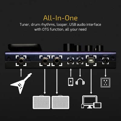 Valeton GP-100 Guitar Bass Amp Modeling IR Cabinets Simulation Multi Language Multi-Effects (U.S. domestic inventory) image 6