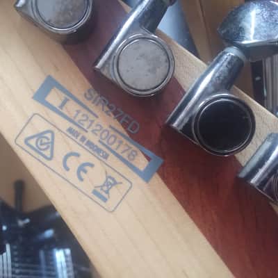 Rare : Ibanez SIR27FD sent in a case iron label s 7 string image 5