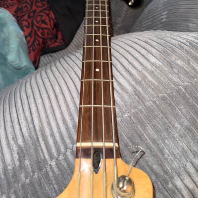 Squier Bullet Bass 1987 - Black - MIK Made in Korea P-Style Vintage Bass - First Year Squier by Fender image 5
