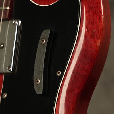 1965 Gibson EB-0 Bass Cherry wide nut width image 7