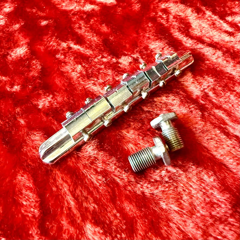 Guild Hagstrom Guitar bridge 1960’s - Chrome original vintage Polara Thunderbird Starfire Gretsch s50 s100 s200 image 1