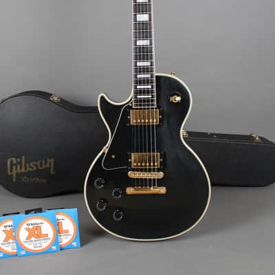2006 Gibson Les Paul Custom Black Beauty Left Handed *Headstock Repair* image 1