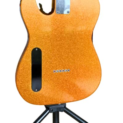Fender Telecaster Cabronita Style Custom 2018 – Gold Orange Sparkle – Tornade MS P90 image 3