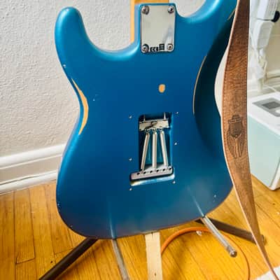 Fender Vintera II Road Worn '60s Stratocaster 2024 - 2026 - Lake Placid Blue image 7