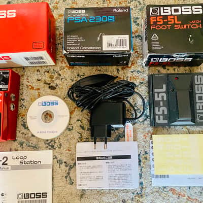 Boss RC-2 Loop Station + FS-5L Foot Switch Tap-Tempo + PSA-230S 2007 image 3
