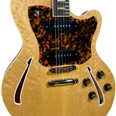 Kauer Guitars Super Chief, Natural Birdseye Maple Top, 2 P-90's, 6lbs 14oz NEW (Authorized Dealer) image 8