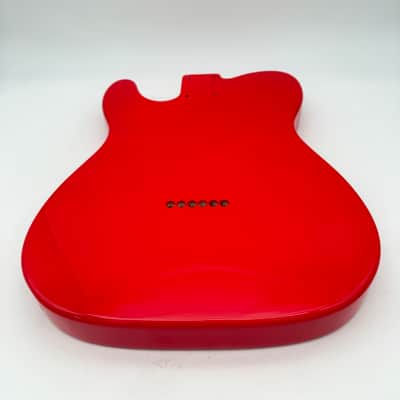HooDoo Telecaster Body Roasted Ash Fiesta Red htb5321 image 8