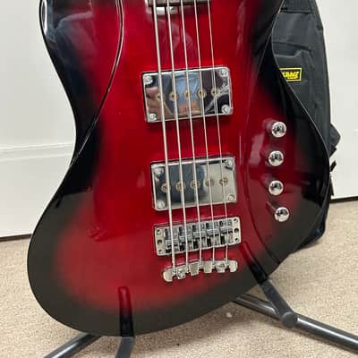 Warwick Rockbass Idolmaker 5 String Bass Guitar - Burgundy Burst image 2