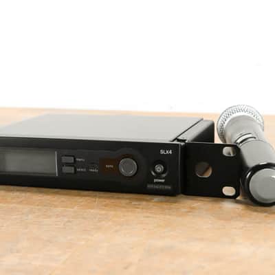 Shure SLX24/SM58 Handheld Microphone System - H19 Band NO POWER SUPPLY CG012NV image 1