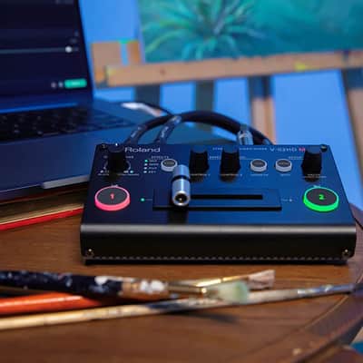Roland V-02HD MK II Multi-Format Audio/Video Mixer for Professional Streaming with Two HDMI Cameras, 10-Channel Audio Mixing, and Video Effects (V-02HD MK II) image 5