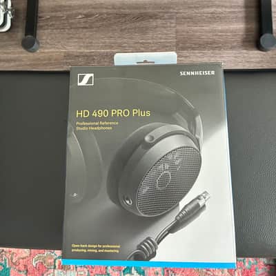 Sennheiser HD 490 Pro Plus Open-Back Studio Headphones 2024 - Present - Black image 3
