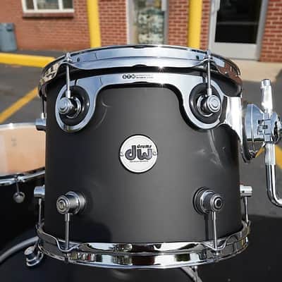 DW Design Series Satin Black Lacquer 3pc Pure Maple Shell Pack | 12" / 16''/ 22'' image 4