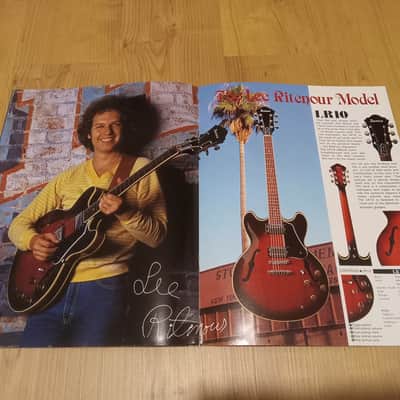 Vintage 1982 Ibanez "Full and Semi Acoustic Electric Guitars" Catalog! Rare, Original Case Candy, Paperwork! image 4