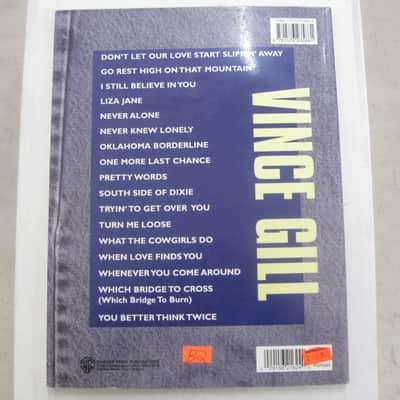 Vince Gill Guitar Anthology Series Sheet Music Song Book Guitar Tab Tablature image 2