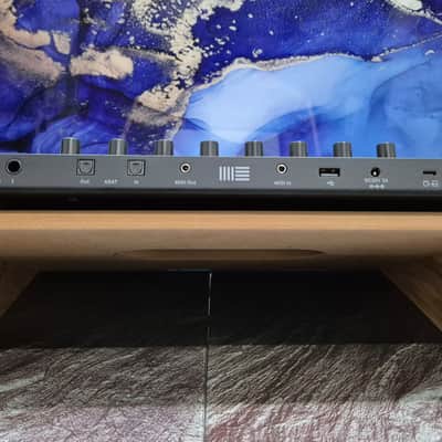 Ableton Push 3 Stand – Solid Oak Wood Synth Stand – 25° Angled Desktop Stand – Handmade Studio Gear Accessory image 7