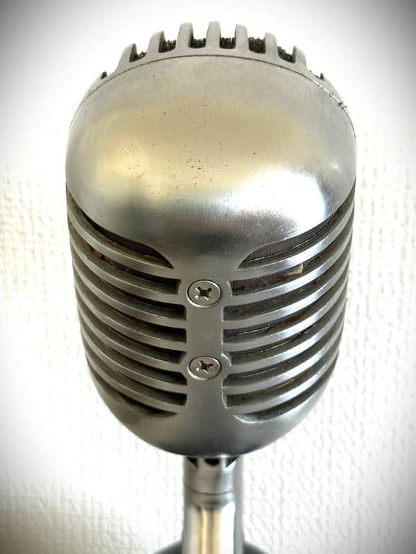 Vintage 1940s Shure 55 'Fatboy' Dynamic Microphone, works | Reverb