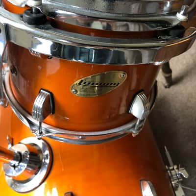 Ludwig ACCENT 5 Piece Shell Pack - Amber Gloss image 5