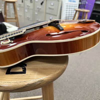 Kentucky KM-855 Artist F-Style Mandolin Amber Burst image 16