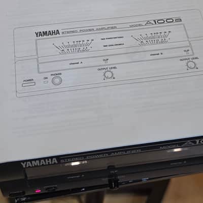 Yamaha A100a A 100 2 Channel Stereo Power Amp Amplifier image 4
