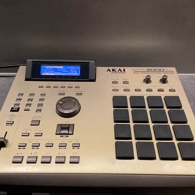 Akai MPC2000XL, Custom Gold, 8 output card, card reader, 32mb, new screen and pads.