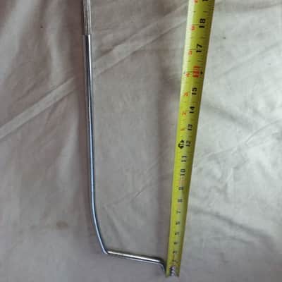 Ludwig 23"Floor Tom 14"Drum Leg Straight Knurling Vintage 60s Chrome Classic Bnt image 3
