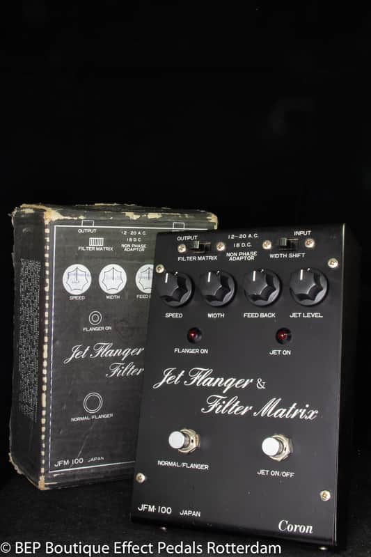 Coron JFM-100 Jet Flanger & Filter Matrix 1981 Japan with SAD1024 Reticon BBD image 1