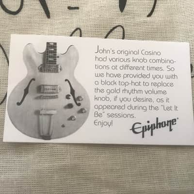Epiphone Casino Lennon Revolution Gold Grovers, Case Candy and Mods image 7