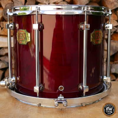 Immagine Premier SIGNIA Maple Tom Floor Tom 14" x 12" Cherry Wood UK Made - 3