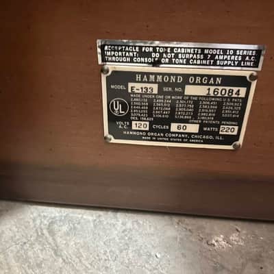 Hammond Organ W Full 25-Note Pedalboard, Bench, & Speaker! image 3