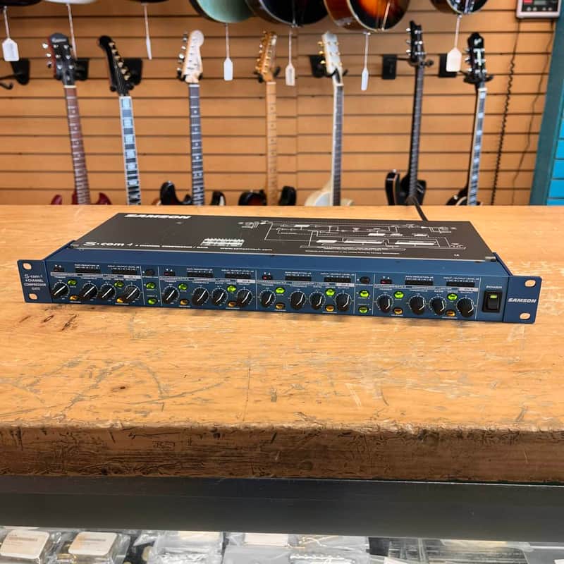 Samson S-Com 4 Channel Compressor Gate Rack Unit image 1