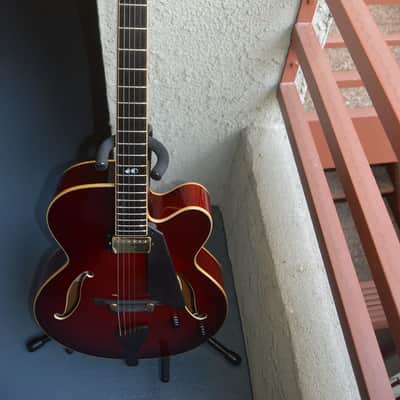 Peerless Leela (16" Cremona) 40th anniversary model Ruby Sunburst, one of 50 made image 8
