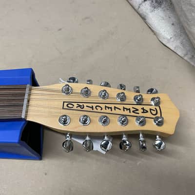 Danelectro 59M 12SDC 12-string Guitar MIK Made In Korea Blue Sparkle image 9