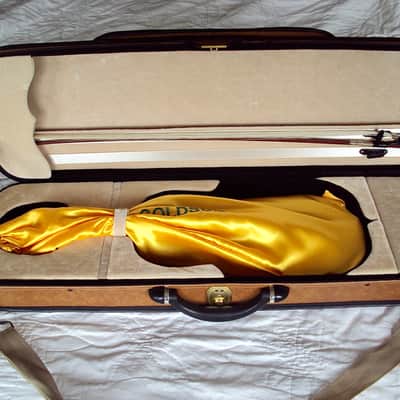 Goldsun Electric Violin Flamed Maple Zeta Copy image 10
