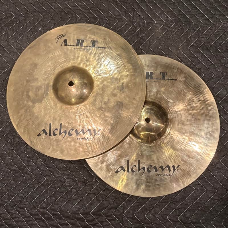 Istanbul Agop Alchemy 14” ART hi hat cymbal pair 2000s image 1
