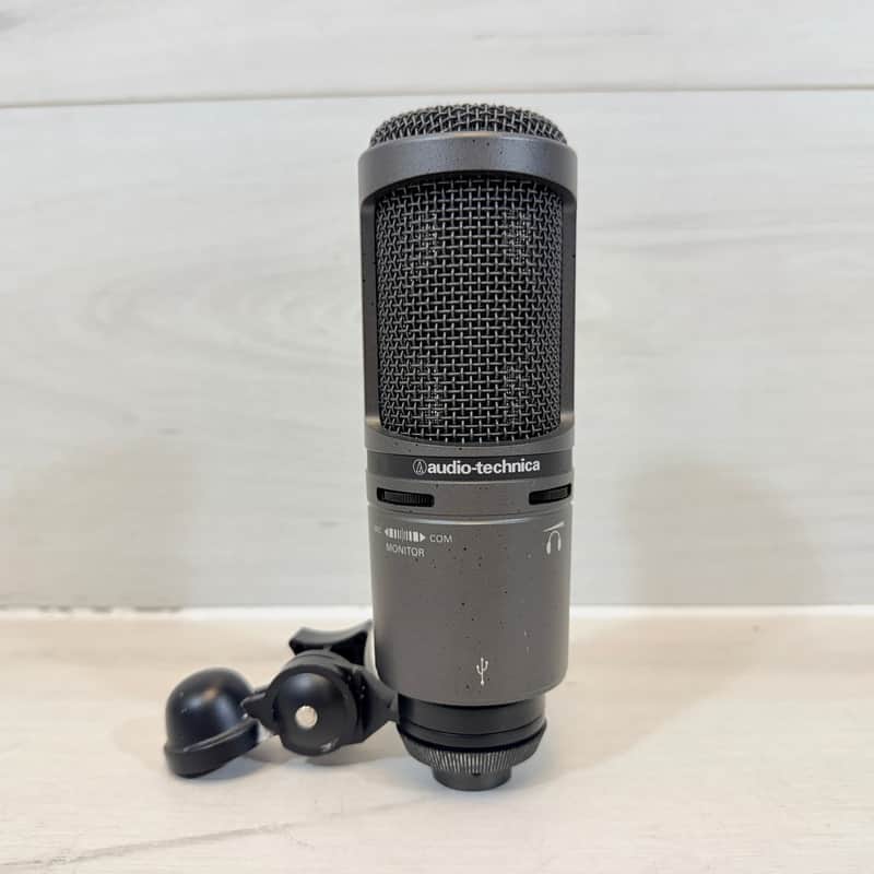 Audio-Technica AT2020USB+ USB Cardioid Condenser Microphone w/ Stand Mount 2010's-2020's image 1