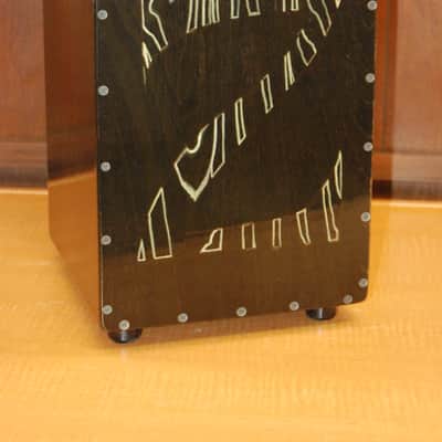 OzMo Cajon Drum 2017 Paint it Black image 2