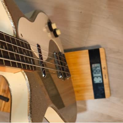 Danelectro 59DC Long Scale Bass 2010s Sparkling Champagne image 23