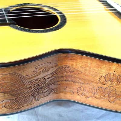 Blueberry Guitar Classical Nylon String 2023 - Hand Carved & Handmade image 11