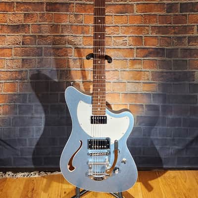 Tagima Brazil Jet Blues Deluxe Lake Placid Blue w/ OHSC image 2